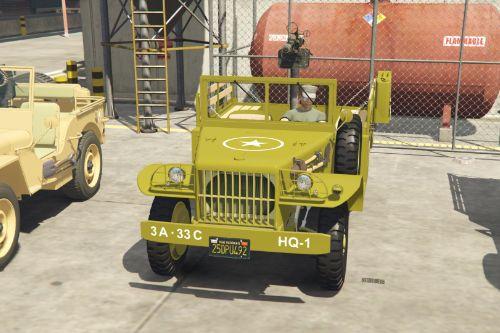 Army Jeeps & Artillery Trailers